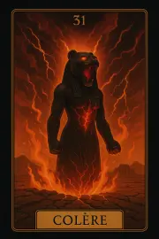 Carte 31 - Colère