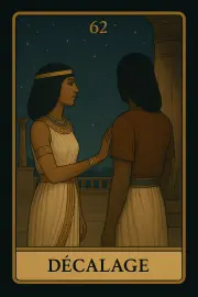 Carte 62 - Décalage