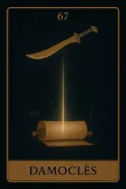 Carte 67 - Damoclès