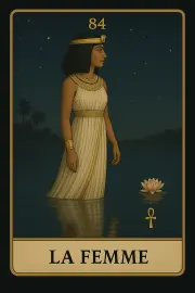 Carte 84 - La femme