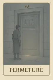 Carte 70 - Fermeture