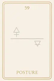 Carte 59 - posture
