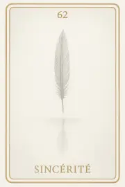 Carte 62 - Sincérité